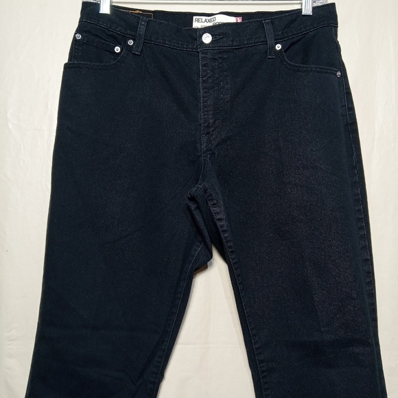 Levi Strauss 550 women's relaxed boot cut denim jeans size 16L - Picture 1 of 9